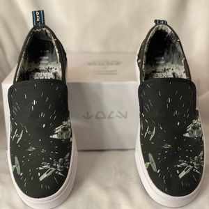 *** NEW*** TOMS, Black Star Wars Space Print
